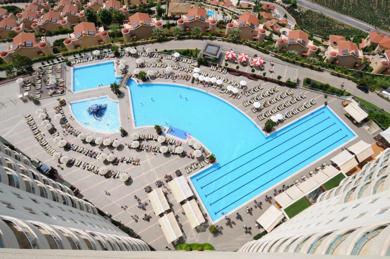 Gold City 1+1 Villa In Free Aquapark Alanya Exterior foto